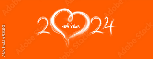 Valentine's day greeting card red poster background of 2024.
