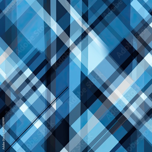 Emo Blue Plaid Textile Pattern Tartan Cloth Crisscrossed Lines Checkered Cozy Rustic Punk Sett Wallpaper Background Backdrop photo