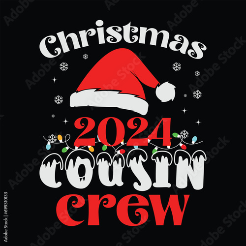 Christmas 2024 Cousin Crew Shirt, Christmas 2024, Cousin Crew Shirt, Christmas Lights, Christmas Shirt Print Template