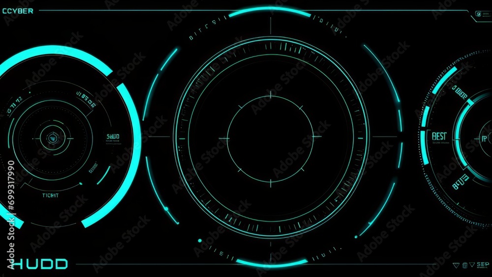 Fototapeta premium tech/cyber/security wallpaper/background