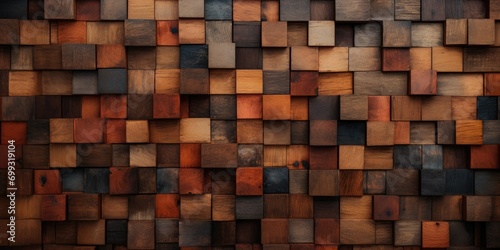 a rustic wood wall background, in the style of dark modernism, khmer art, natural, american studio craft movement, dimensional multilayering, darktable processing