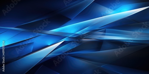 blue modern background with lines, in the style of sharp and angular, backlight