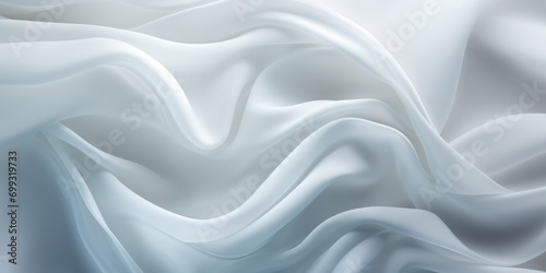 abstract white background with waves, in the style of flowing fabrics, light-filled, abstract minimalism appreciator photo