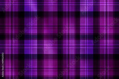 Cyber Purple Plaid Textile Pattern Tartan Cloth Crisscrossed Lines Checkered Cozy Rustic Sett
