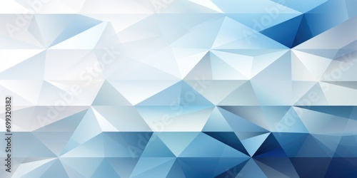 square triangle background in blue and white colors, in the style of technological design, light gray