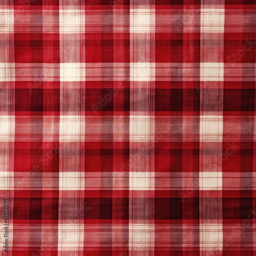 Picnic Red Plaid Textile Pattern Tartan Cloth Crisscrossed Lines Checkered Cozy Rustic Sett