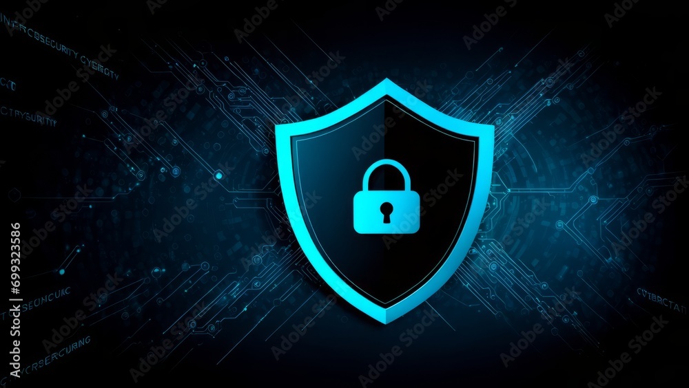 Fototapeta premium tech/cyber/security wallpaper