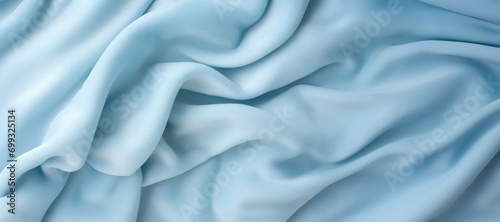 Closeup of Blue Knit Sweate...
