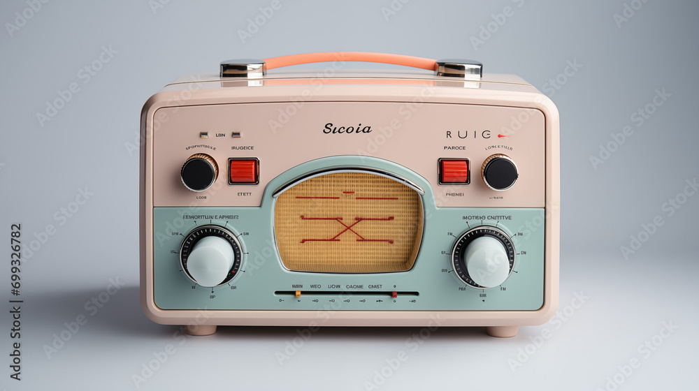 Fototapeta premium Radios antiguas con diseño vintage