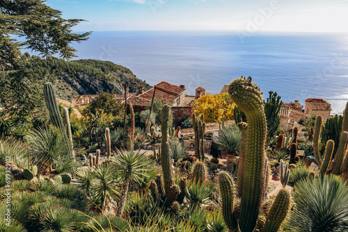 The Jardin botanique d'Eze, a botanical mountaintop garden located in Eze, on the French Riviera