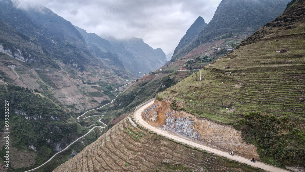 The landscape of Ha Giang Province in Northern Vietnam