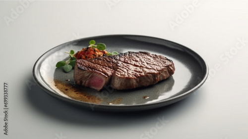 Beef Steack on a Plate