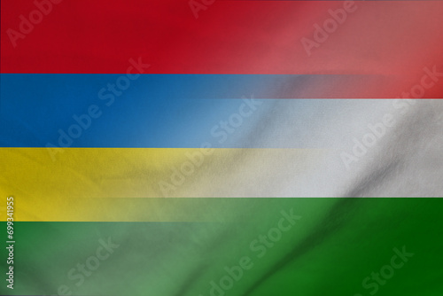Mauritius and Hungary government flag international relations HUN MUS photo