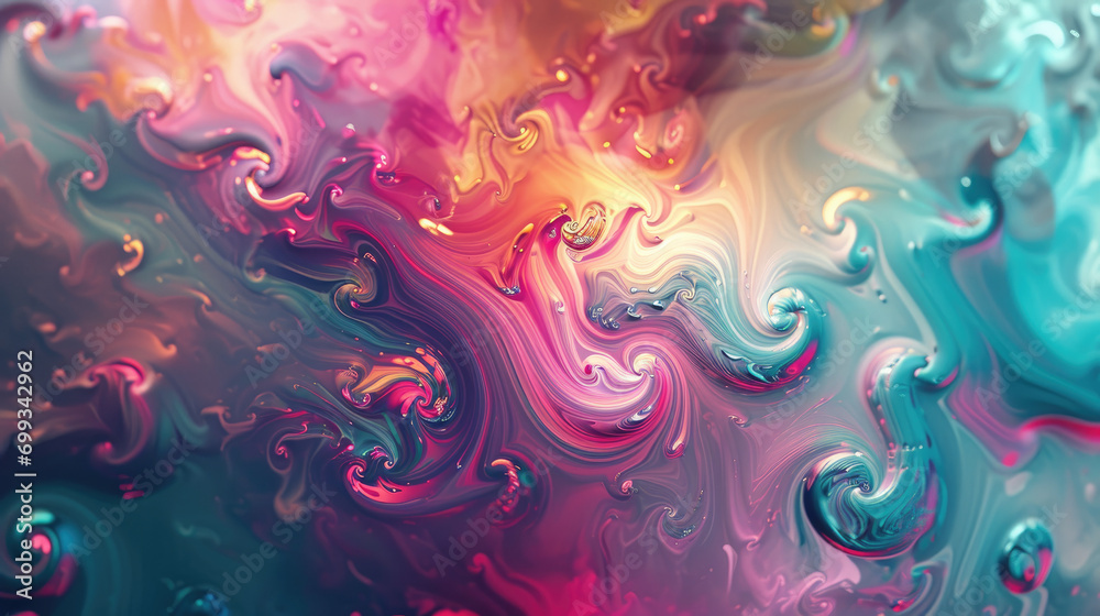 Whimsical abstract background