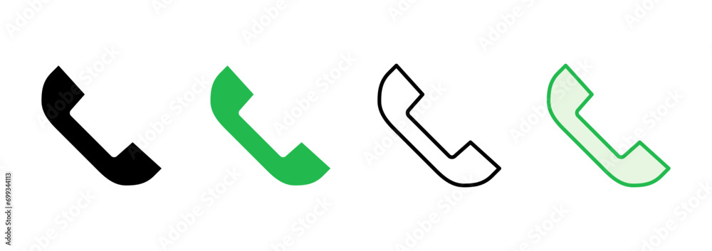 Call icon set. telephone icon vector. phone icon vector. contact us Call icon set. telephone icon vector. phone icon vector. contact us