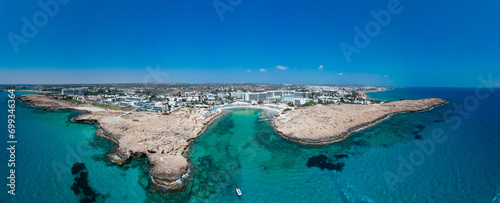 Cyprus, Ayia Napa, Vathia Gonia, Beautiful summer, Blue sea, Drone view