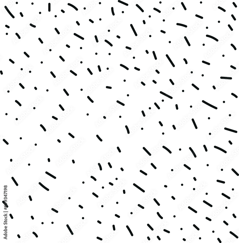 The dashes and dots form a texture or screentone similar to rain. The dashes and dots form a texture or screentone similar to rain.