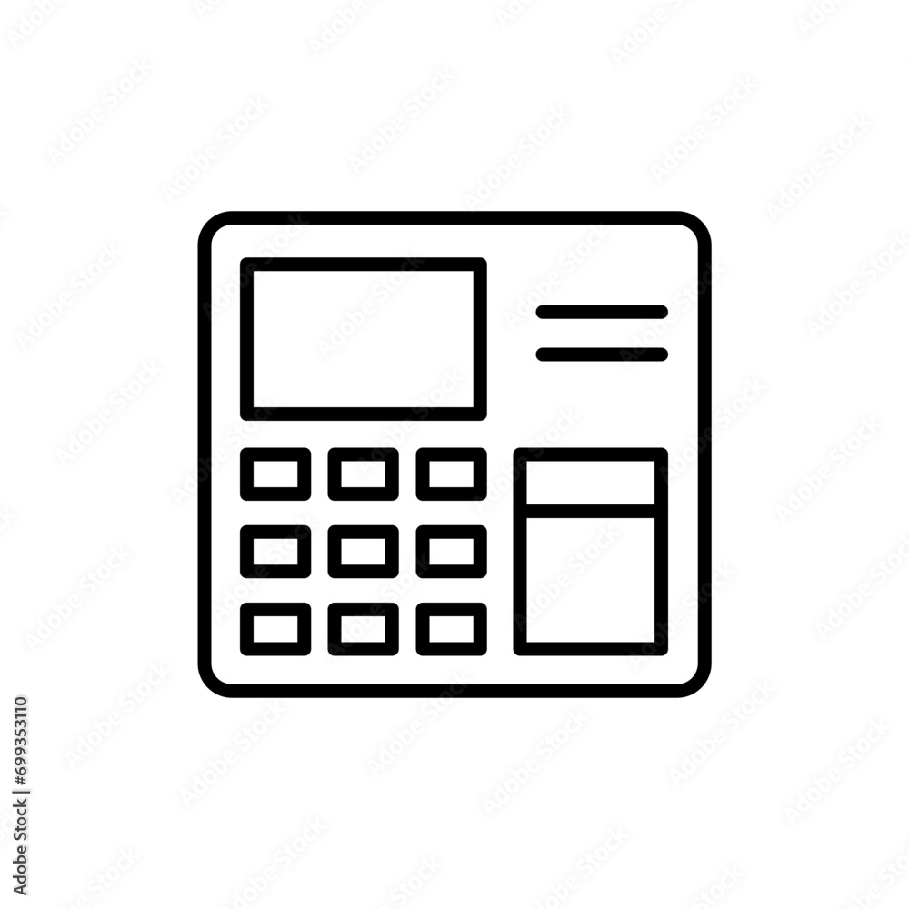 Atm machine outline icons, payment minimalist vector illustration ,simple transparent graphic element .Isolated on white background Atm machine outline icons, payment minimalist vector illustration ,simple transparent graphic element .Isolated on white background