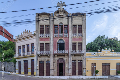 prédio histórico na cidade de Corumbá, região do Pantanal Sul, Estado do Mato Grosso do Sul, Brasil photo