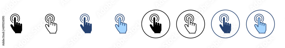 Hand cursor icon vector. cursor sign and symbol. hand cursor icon clik Hand cursor icon vector. cursor sign and symbol. hand cursor icon clik