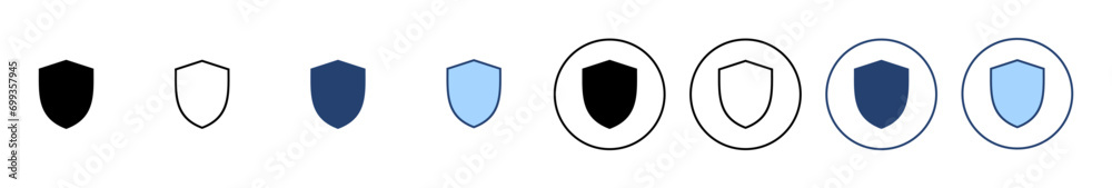 Shield icon vector. Protection icon. Security sign and symbol Shield icon vector. Protection icon. Security sign and symbol