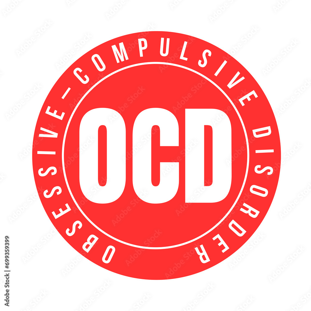 OCD obsessive compulsive disorder symbol icon
