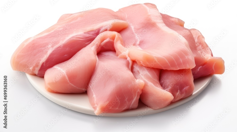 Fresh chicken meat shot on transparent background Fresh chicken meat shot on transparent background