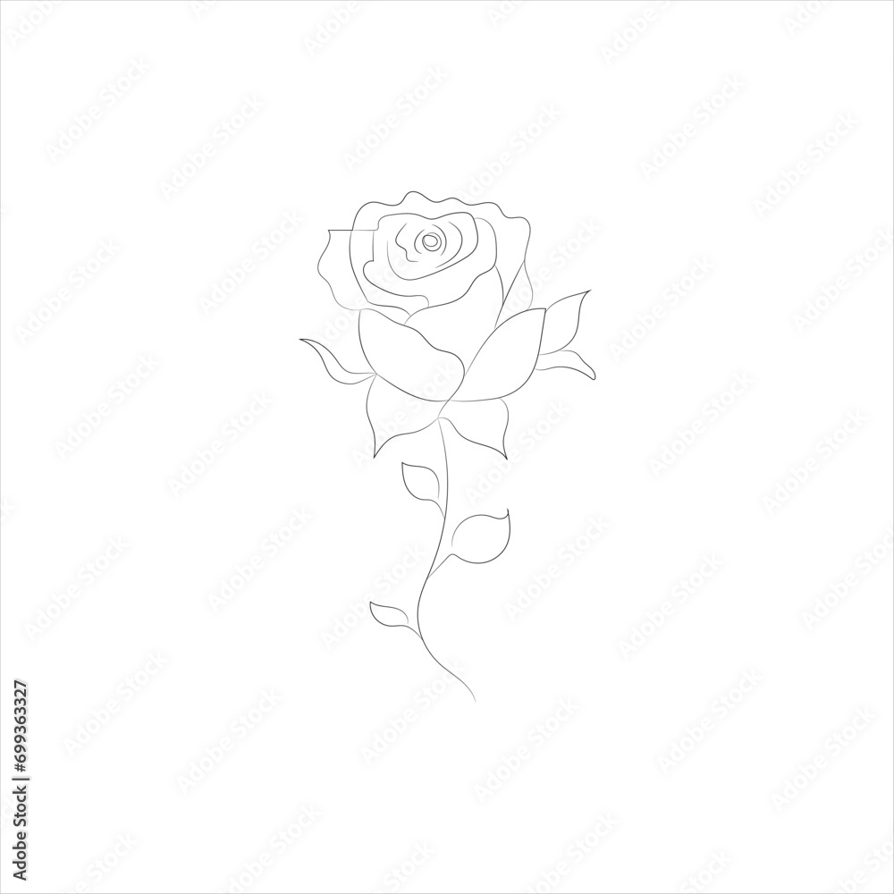 Rose one continuous line drawing. Floral flower natural design. Graphic, sketch drawing. rose
Rose one continuous line drawing. Floral flower natural design. Graphic, sketch drawing. rose