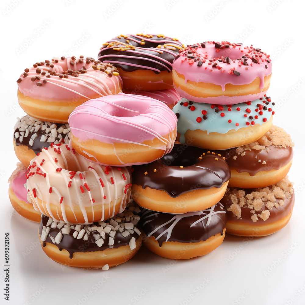 melted donuts topped by icing melted donuts topped by icing