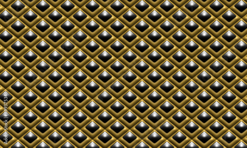 Background with 3D motifs and elegant shadows