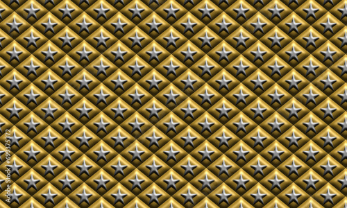 Background with 3D motifs and elegant shadows