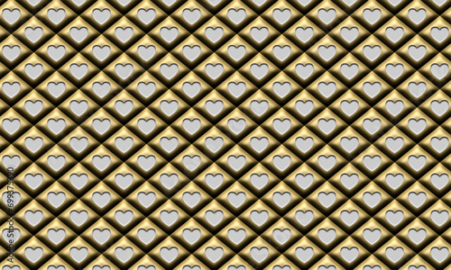Background with 3D motifs and elegant shadows