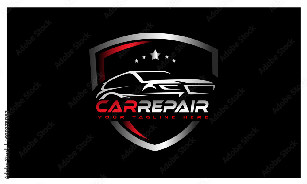 Fototapeta premium Car repair logo
