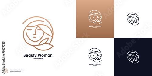 beauty woman logo design inspiration
