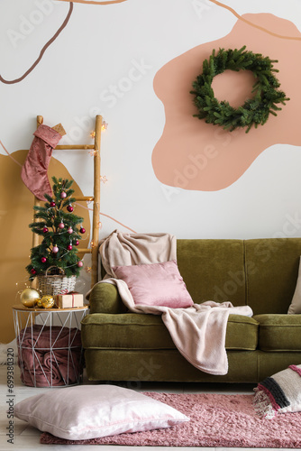 Interior of living room wit...