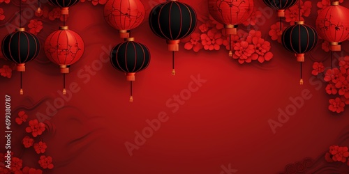 Chinese New Year 2024, New Year Background, Celebration, China, Generative Ai