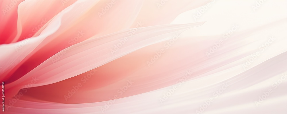 Abstract romantic beautiful background with flowers for Valentine's Day holiday. Horizontal banner web poster, header for website