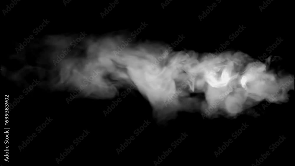Smoke effect with black screen Smoke effect with black screen
