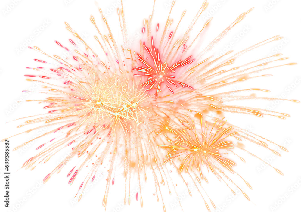Fireworks isolated on transparent background. PNG Fireworks isolated on transparent background. PNG
