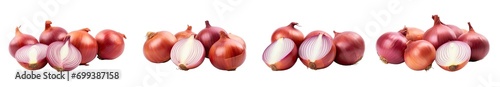 Collection of PNG. Onion isolated on a transparent background.