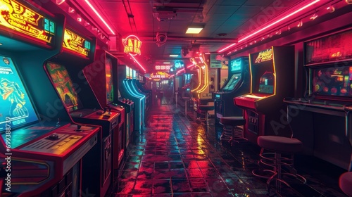 Retro Arcade Gaming Alley