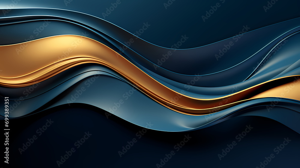Digital technology blue rhythm wavy line abstract graphic poster web page PPT background with generative Digital technology blue rhythm wavy line abstract graphic poster web page PPT background with generative