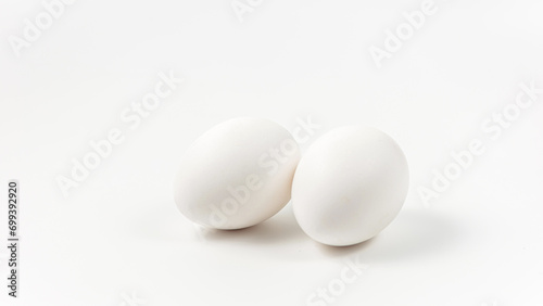 Eggs on White Background، eggs isolated on a white background.