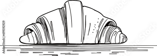 A Croissant, Hand drawing