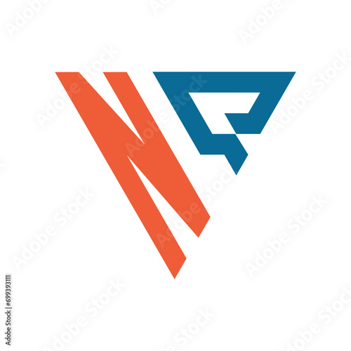 Free Download Initial N Logo, Triangle Shape Design - GFXLoad
