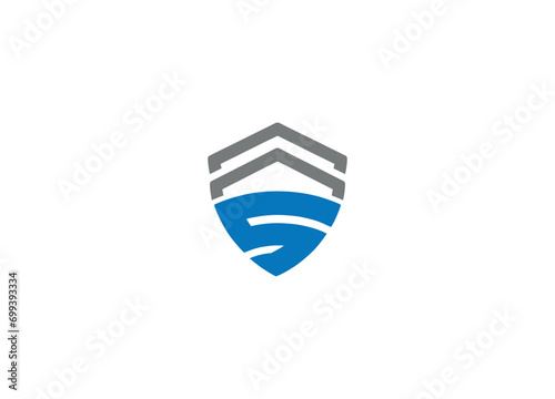S modern logo design vector icon template with white background Free Download S modern logo design vector icon template with white background - GFXLoad