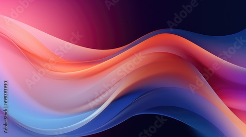 Radiant gradient wave background  multicolor gradient vibrant multicolored abstract liquid background