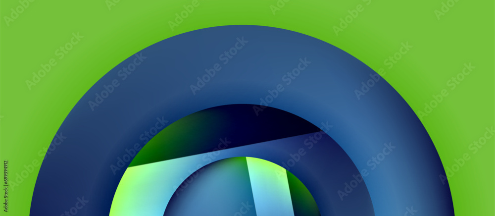 Glossy metal glowing circles geometric background. Minimal abstract composition. Vector illustration For Wallpaper, Banner, Background, Card, Book Illustration, landing page Glossy metal glowing circles geometric background. Minimal abstract composition. Vector illustration For Wallpaper, Banner, Background, Card, Book Illustration, landing page