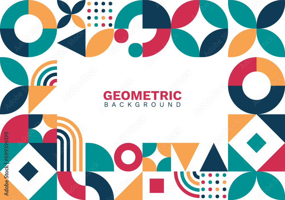 geometric background with abstract shapes geometric background with abstract shapes