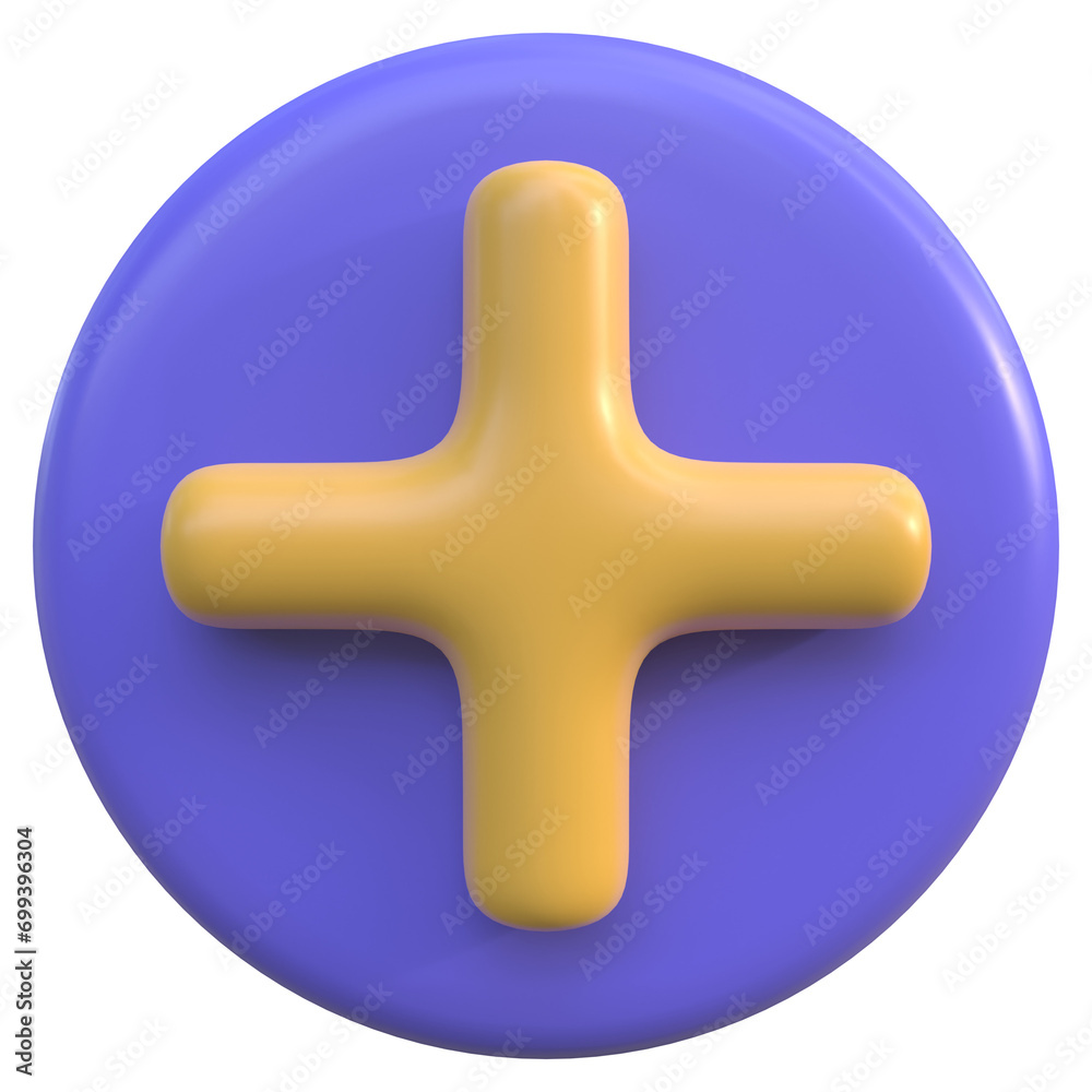 3D Button Sum 3D Button Sum